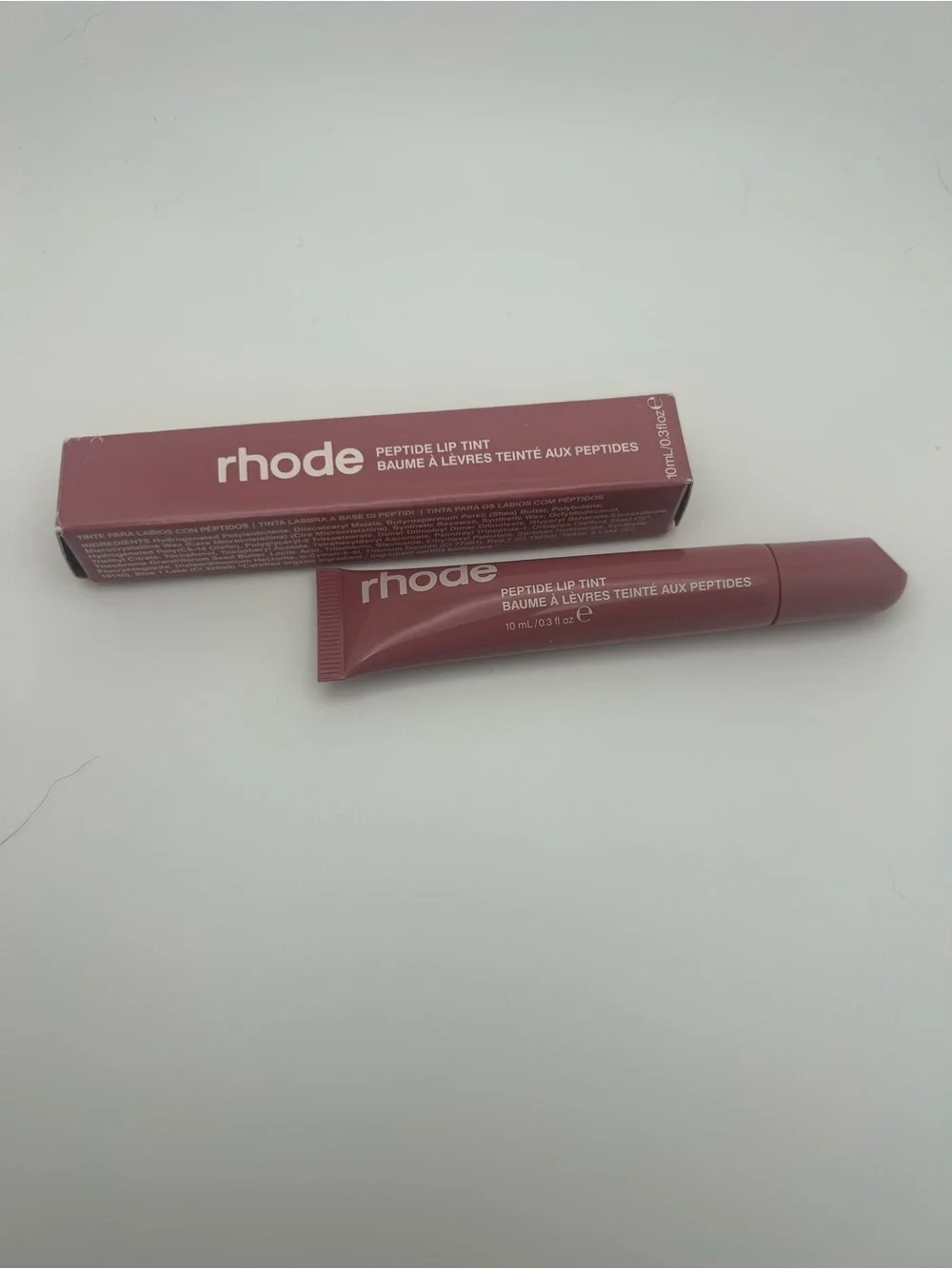 RHODE Peptide Lip Tint — Salty Tan Shade- Brand new in box